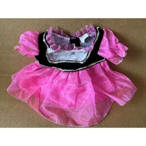 Build a Bear Clothing Accessories - Pink &  Black Fancy Dress